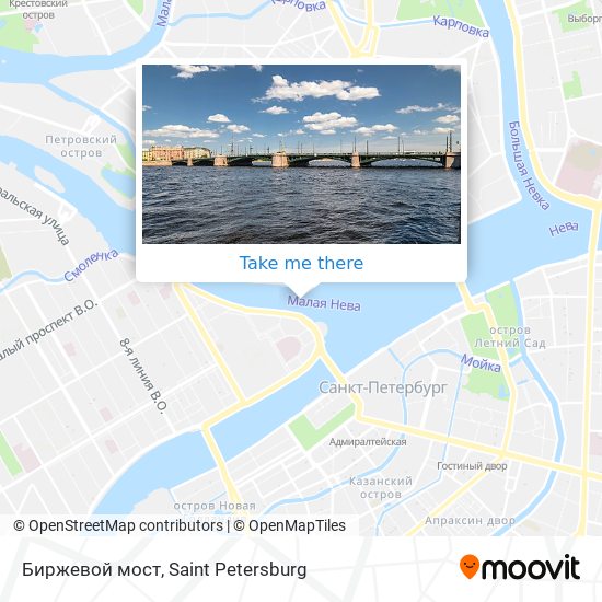 Биржевой мост map