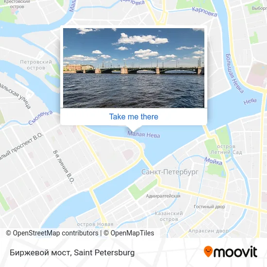 Биржевой мост map
