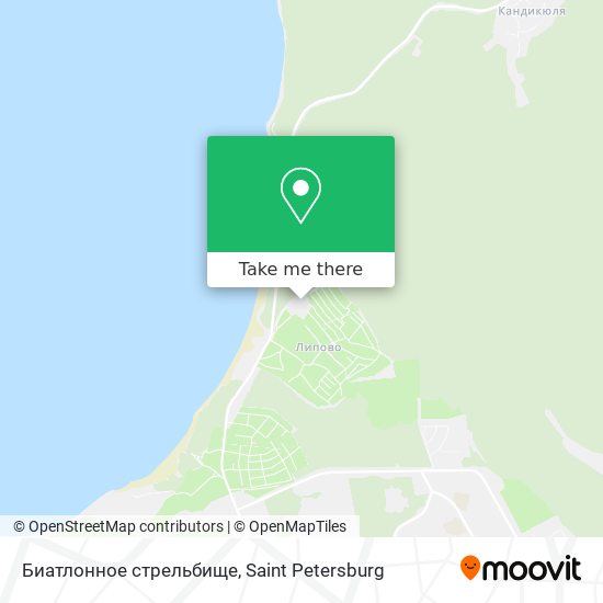 Биатлонное стрельбище map