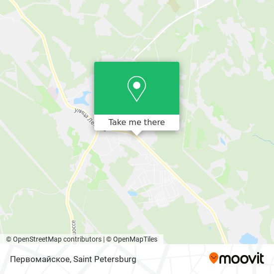 Первомайское map