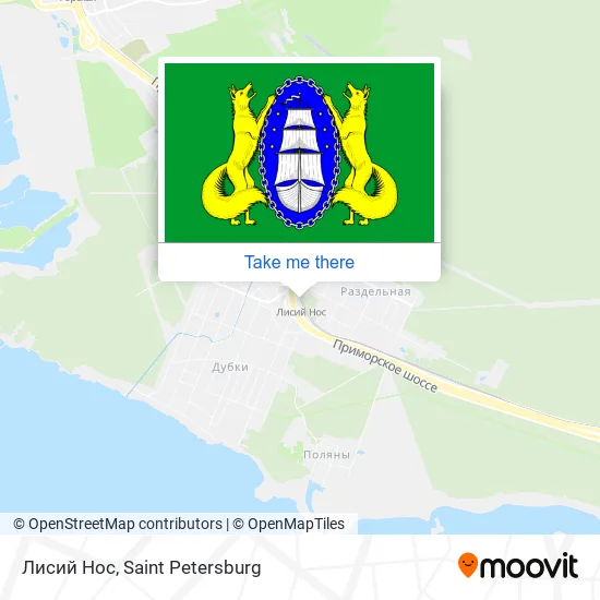 Лисий Нос map