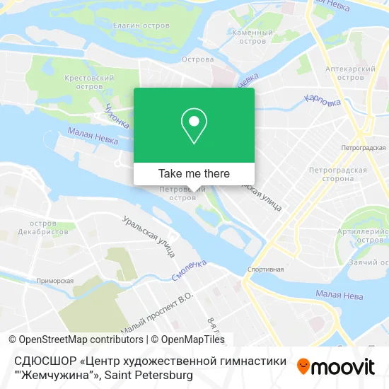 СДЮСШОР «Центр художественной гимнастики ""Жемчужина”» map