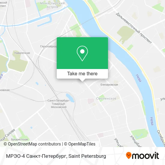 МРЭО-4 Санкт-Петербург map