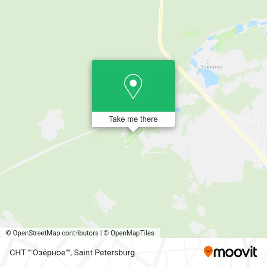 СНТ ""Озёрное"" map