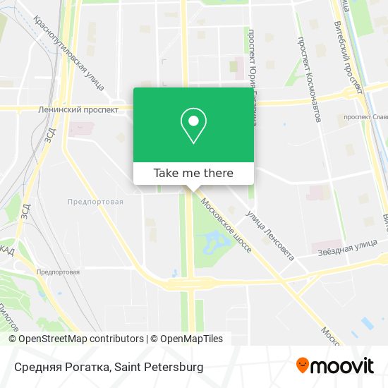 Средняя Рогатка map