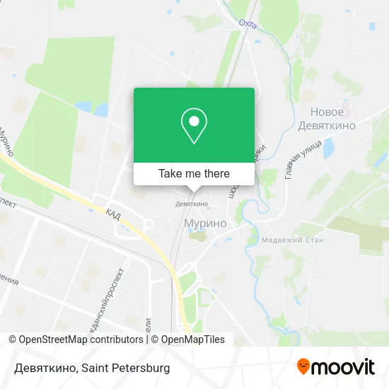 Девяткино map