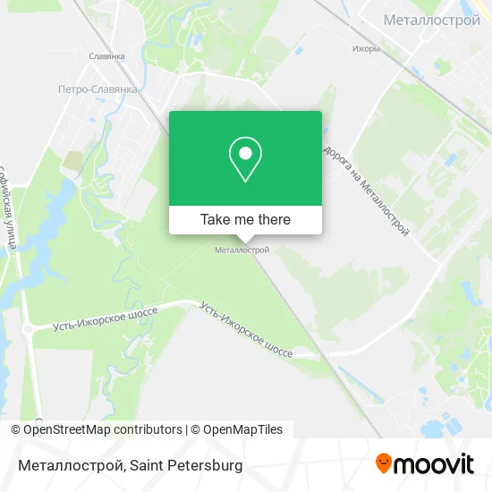 Металлострой map