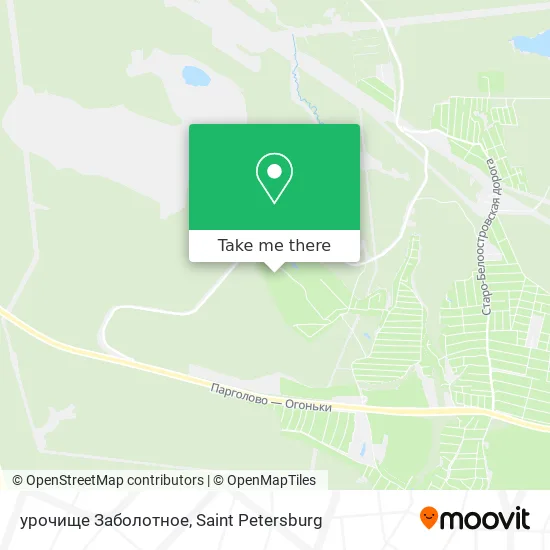 урочище Заболотное map