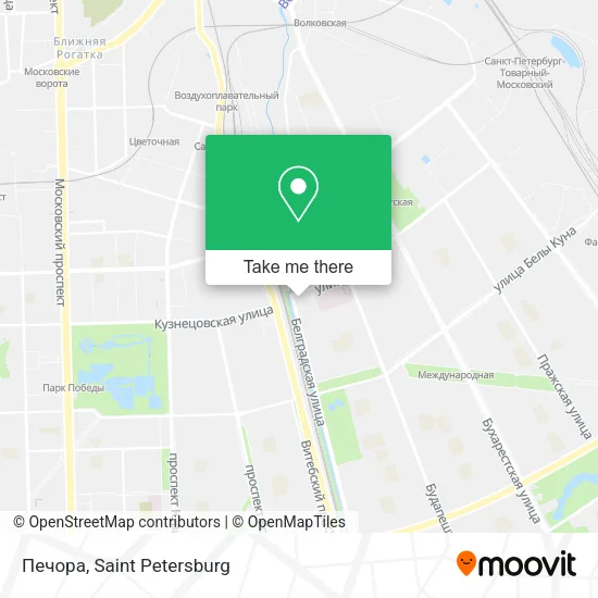 Печора map