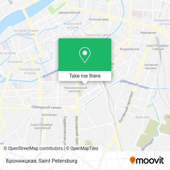 Бронницкая map