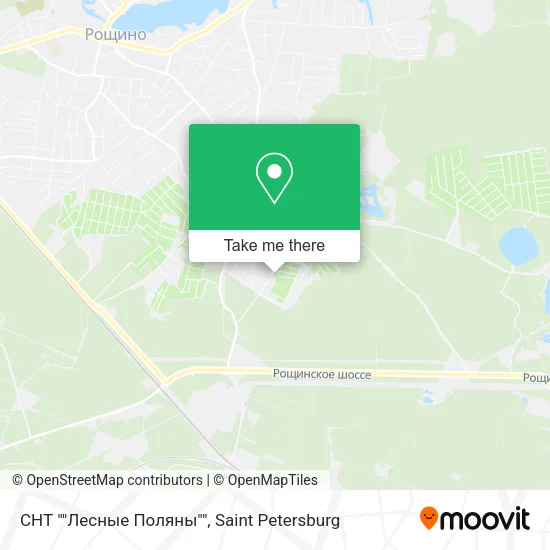 СНТ ""Лесные Поляны"" map