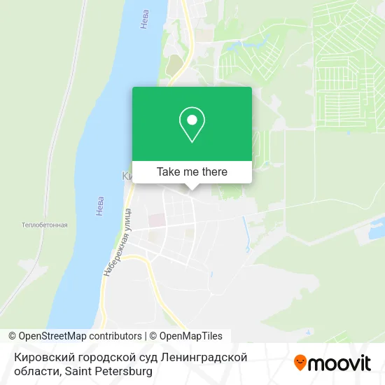 Кировский городской суд Ленинградской области map