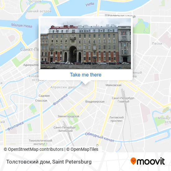 Толстовский дом map