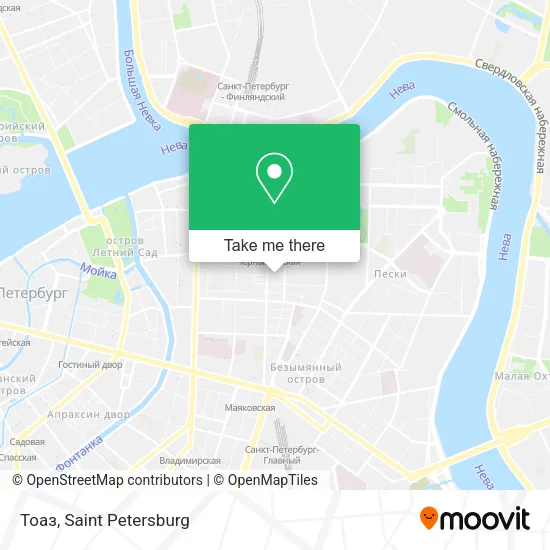Тоаз map