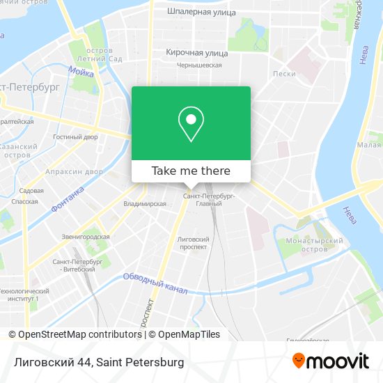 Лиговский 44 map