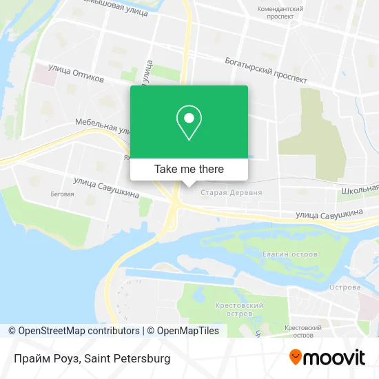 Прайм Роуз map
