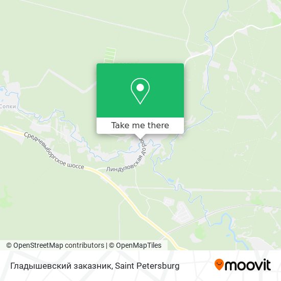 Гладышевский заказник map