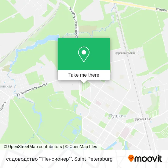 садоводство ""Пенсионер"" map