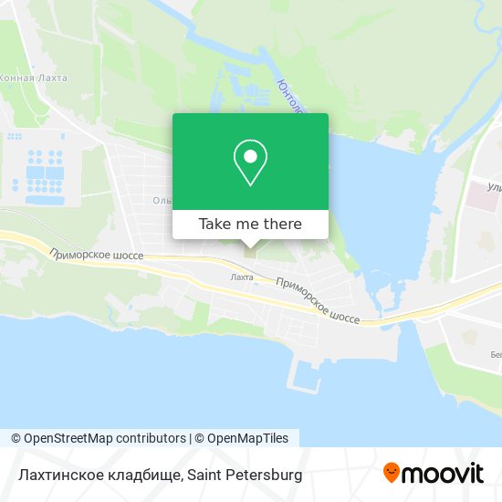 Лахтинское кладбище map