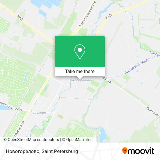 Новогорелово map