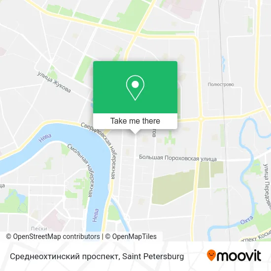 Среднеохтинский проспект map