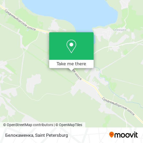 Белокаменка map