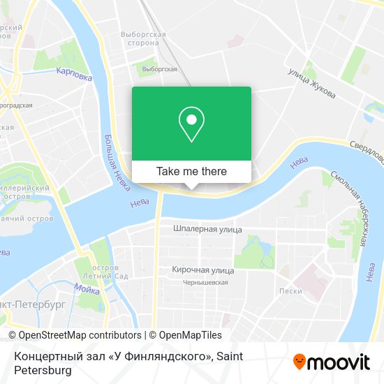 Концертный зал «У Финляндского» map