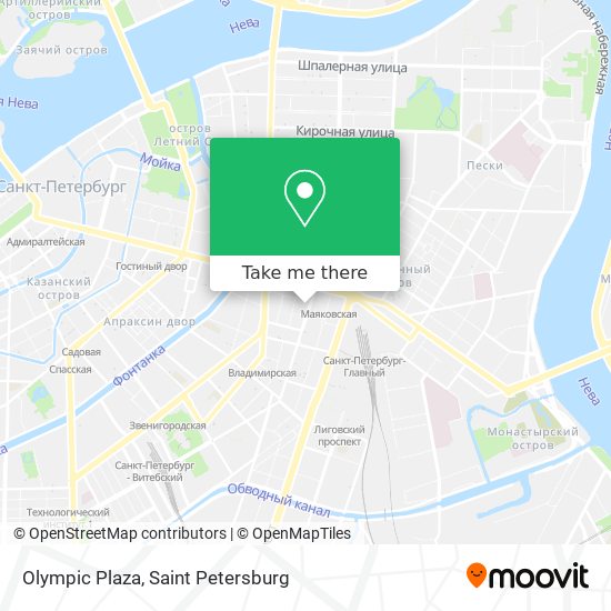 Olympic Plaza map