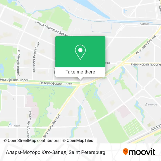 Аларм-Моторс Юго-Запад map