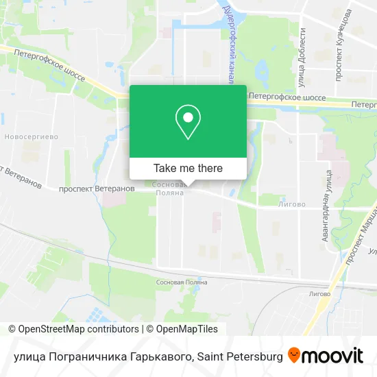 улица Пограничника Гарькавого map