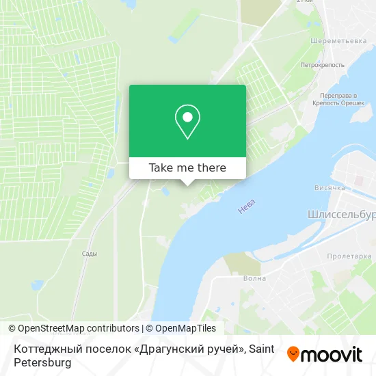 Коттеджный поселок «Драгунский ручей» map