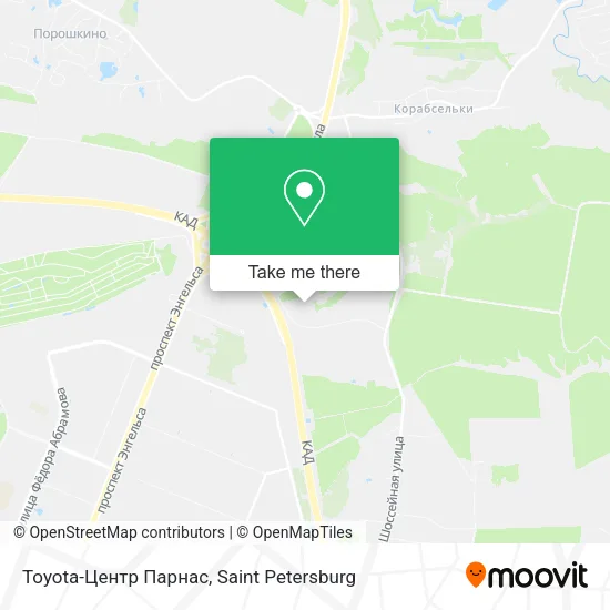Toyota-Центр Парнас map
