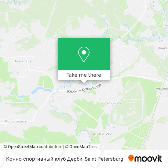 Конно-спортивный клуб Дерби map