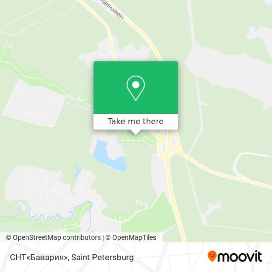 СНТ«Бавария» map