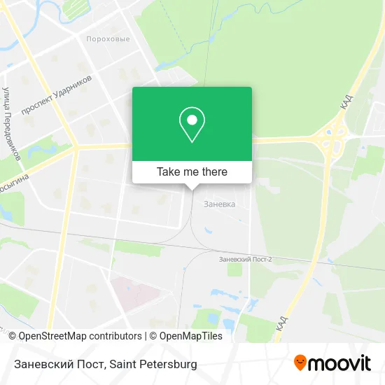 Заневский Пост map