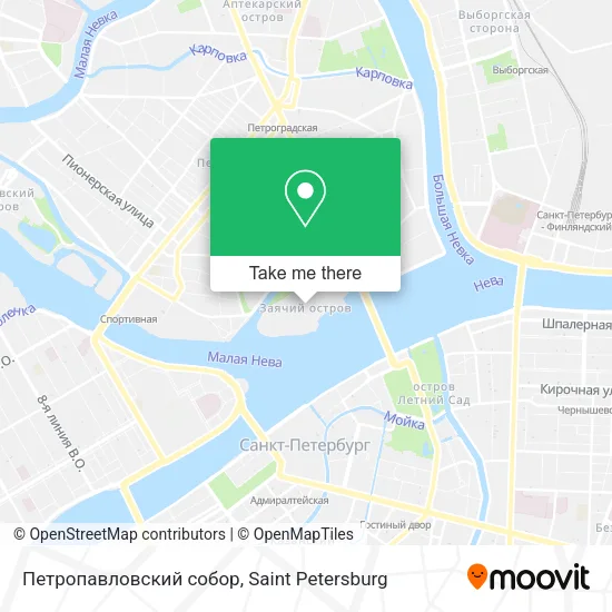 Петропавловский собор map