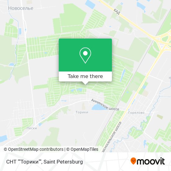 СНТ ""Торики"" map