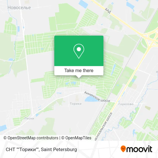СНТ ""Торики"" map