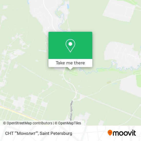 СНТ ""Монолит"" map