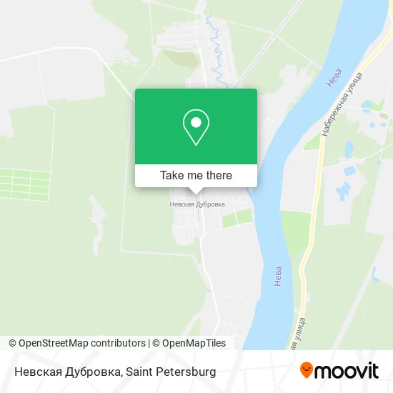 Невская Дубровка map