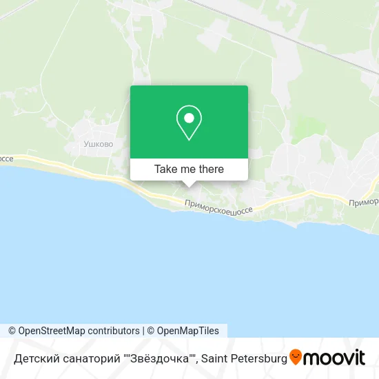 Детский санаторий ""Звёздочка"" map