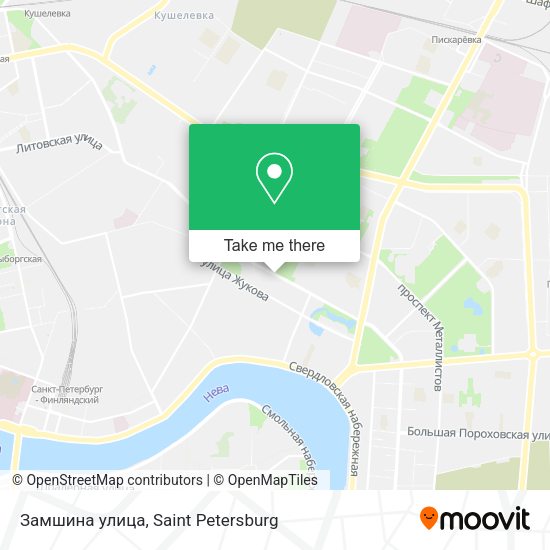 Замшина улица map
