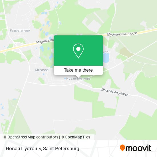 Новая Пустошь map
