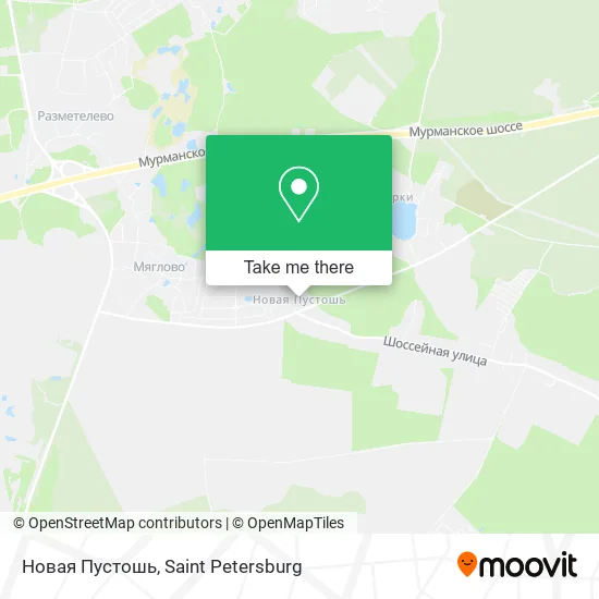 Новая Пустошь map