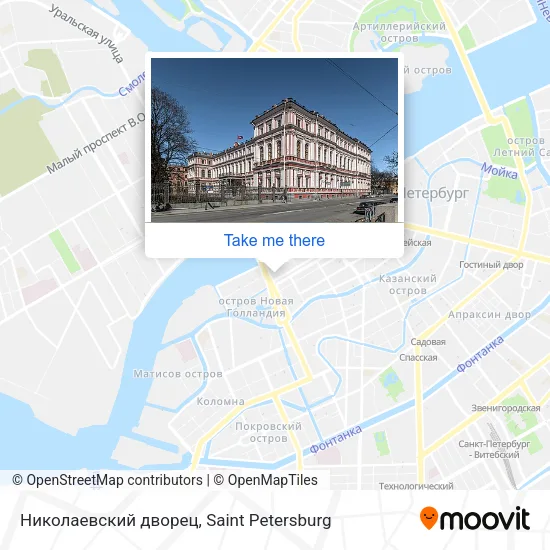 Николаевский дворец map