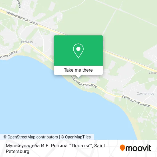 Музей-усадьба И.Е. Репина ""Пенаты"" map