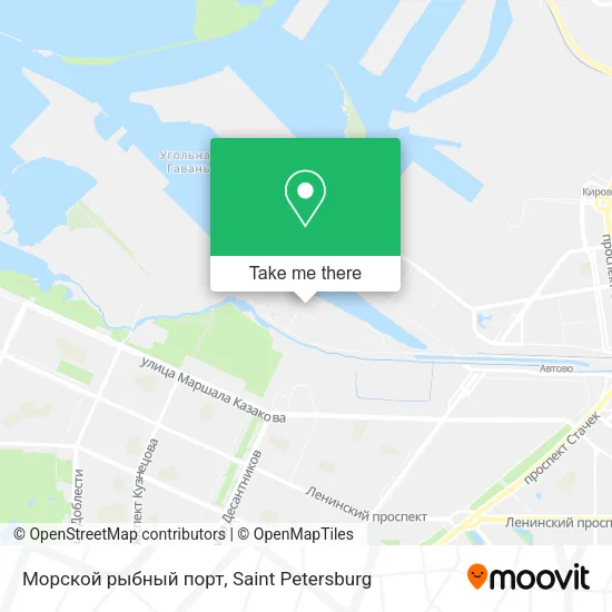 Морской рыбный порт map