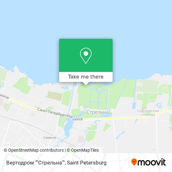 Вертодром ""Стрельна"" map