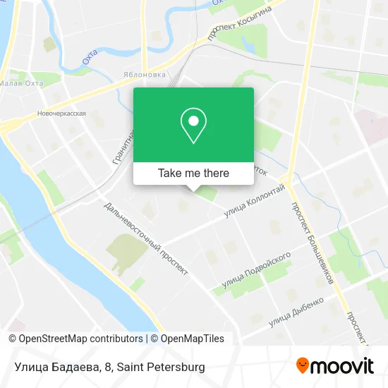 Улица Бадаева, 8 map