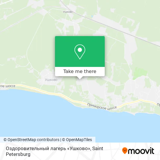 Оздоровительный лагерь «Ушково» map